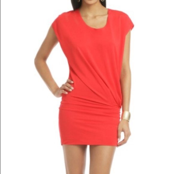 Slate & Willow Coral Mini Dress - S - Picture 1 of 2